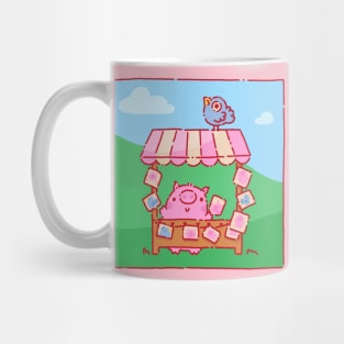 Pig art stall Mug